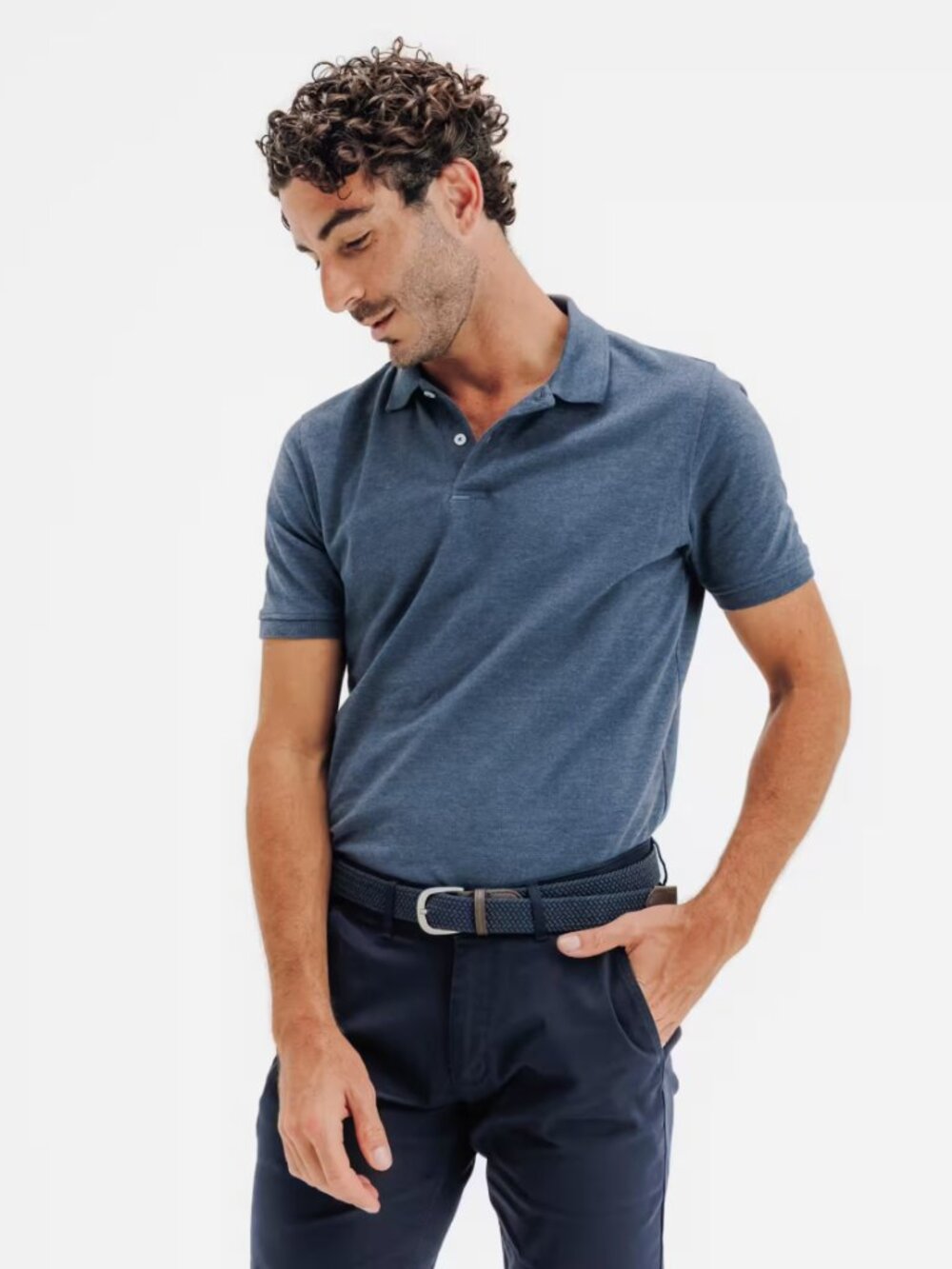DECATHLON Blue Polo Shirt | Classic Casual Golf | 2XL